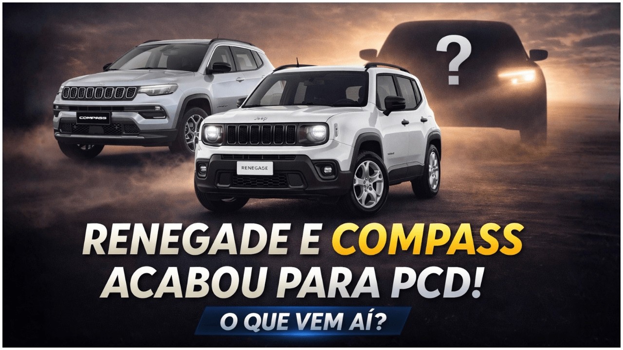 🚨 JEEP SUSPENDE RENEGADE SPORT PCD! O FIM DO SUV MAIS COMPRADO?
