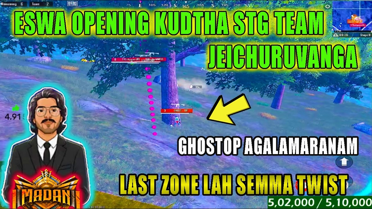 ESWA OPENING KUDUTHA STG TEAM JEICHURUVANGA BTS VETTRIKU THINDADUTHU ENA CHU BTS KU?#btswar #madanop