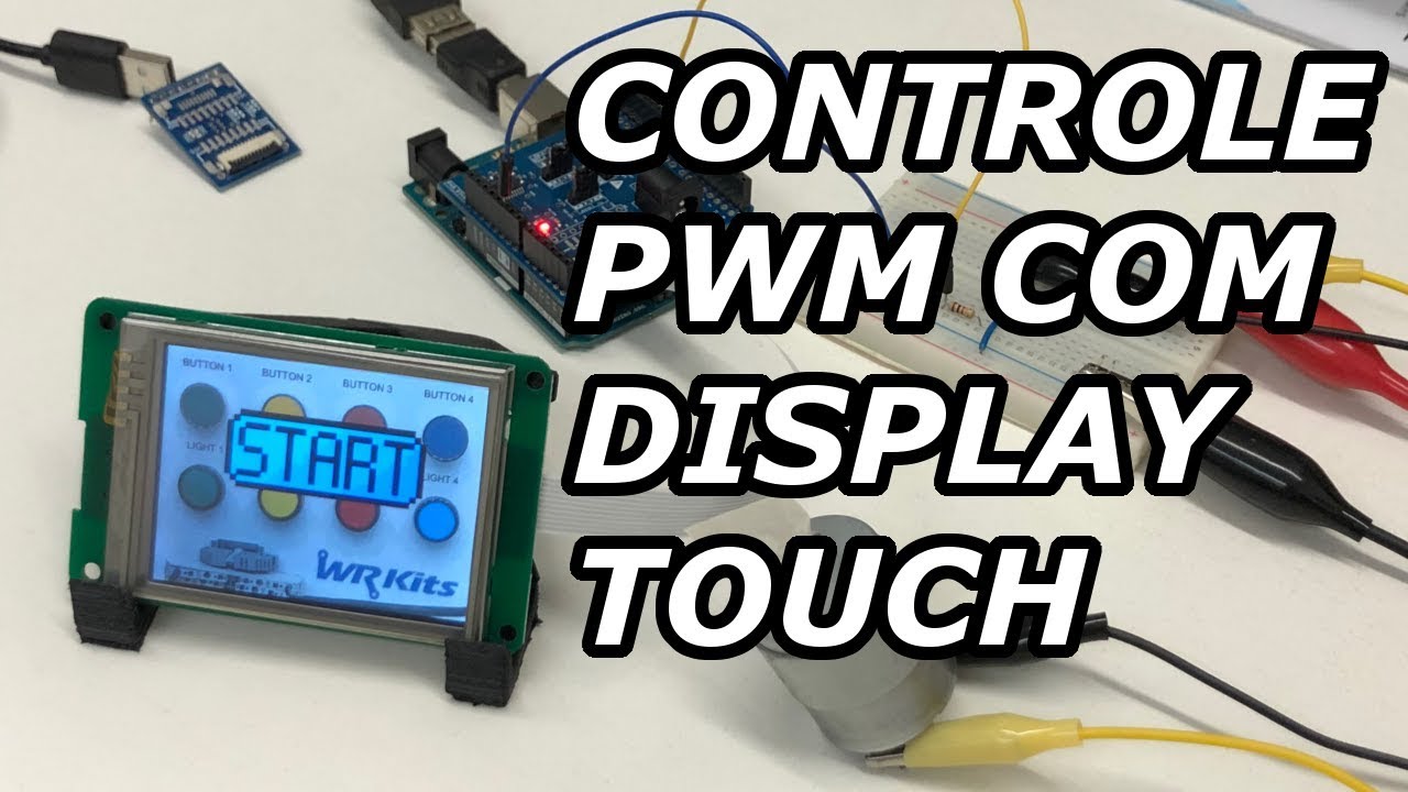 CONTROLE PWM DE MOTORES COM DISPLAY TOUCH INTELIGENTE! VICTOR VISION