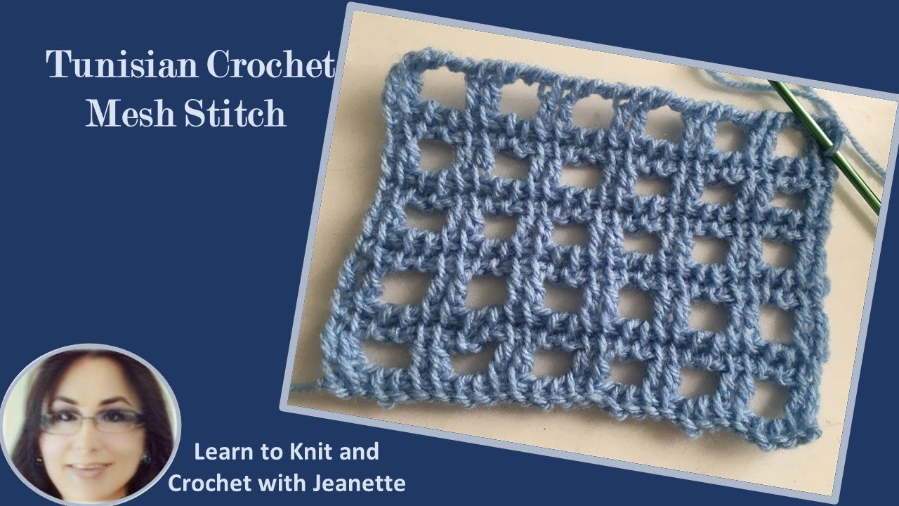 Tunisian Crochet Mesh Stitch