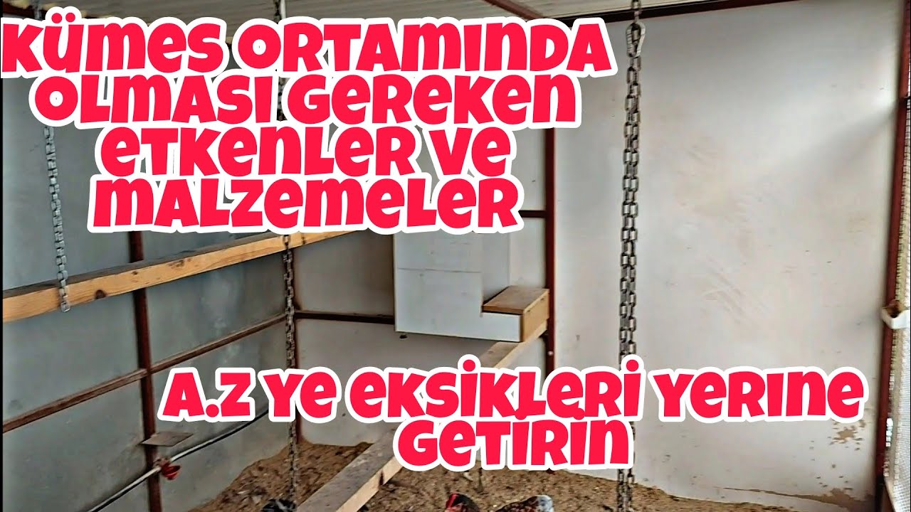 KÜMES ORTAMINDA OLMASI GEREKENLER!~A.Z YE EKSİKLERİ GİDERİN!~DETAYLI ANLATIM!!