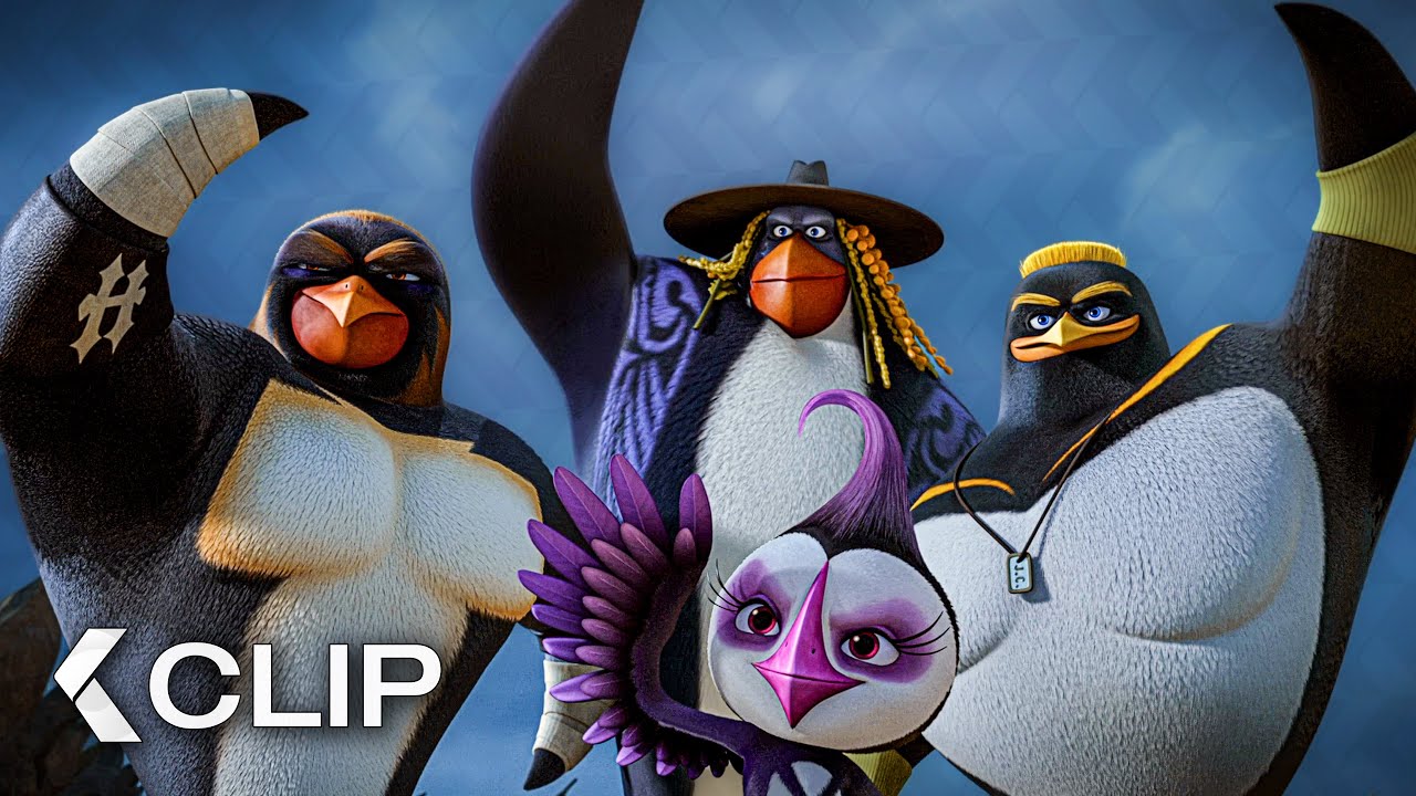 Penguins Ride The Biggest Waves Ever - SURF'S UP 2: WAVEMANIA Clip (2017)