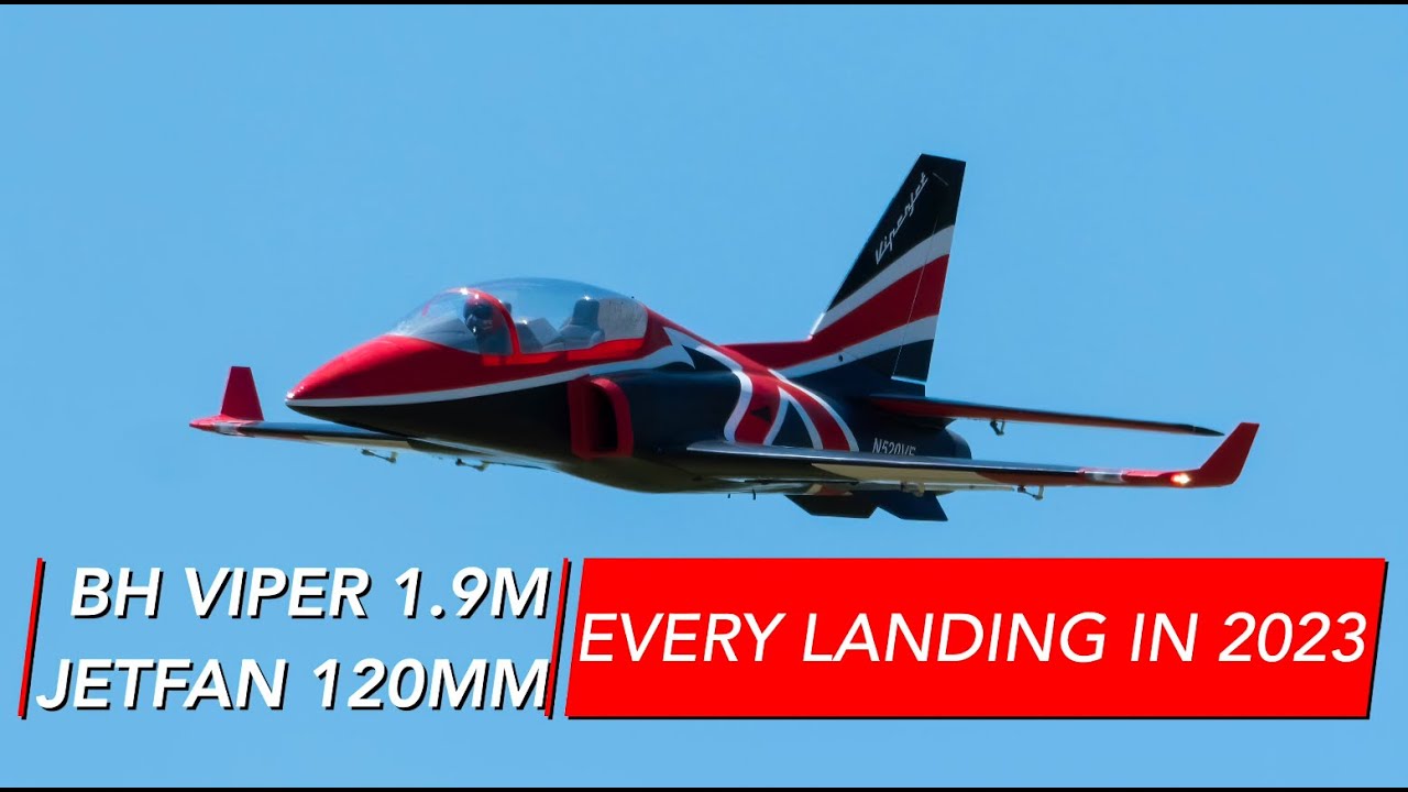 Every Black Horse RC Viper Landing I had in 2023