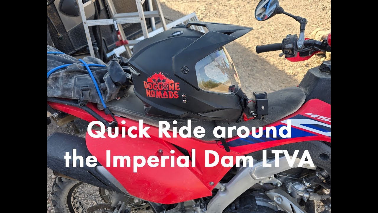Moto VLOG | S3E1 | Quick ride around the Imperial Dam LTVA