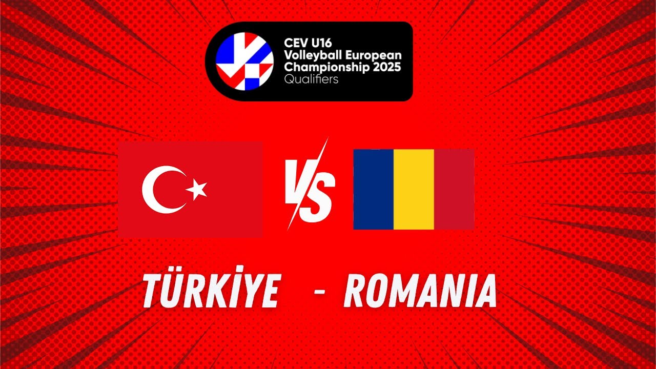 TÜRKİYE - ROMANIA U-16  Men European Championship - 1st Round Zone BVA