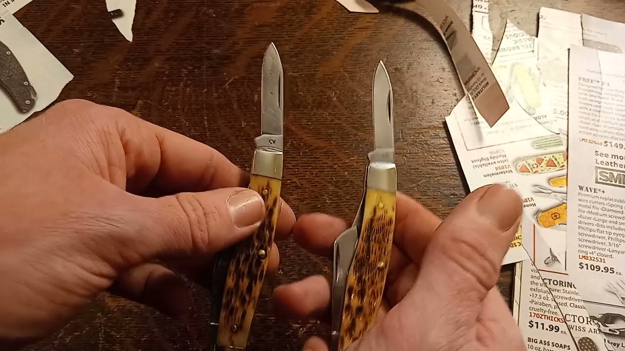 Тест на порезы стали Case Knives: углеродистая сталь против хромованадиевой стали (какая сталь лу...