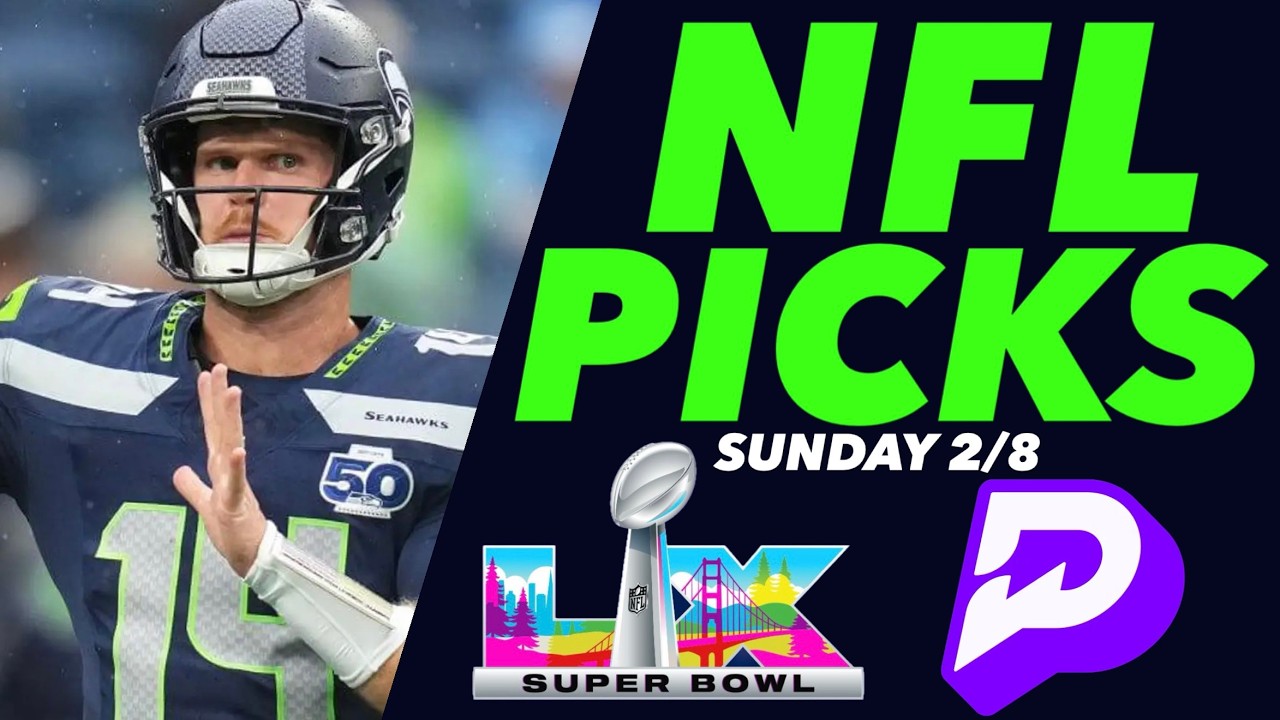 (26-7 PLAYOFF RUN!!) NFL PRIZEPICKS BEST PICKS SUNDAY 2/8 🚀| 4 FREE PLAYER PROPS FOR THE SUPER BOWL!