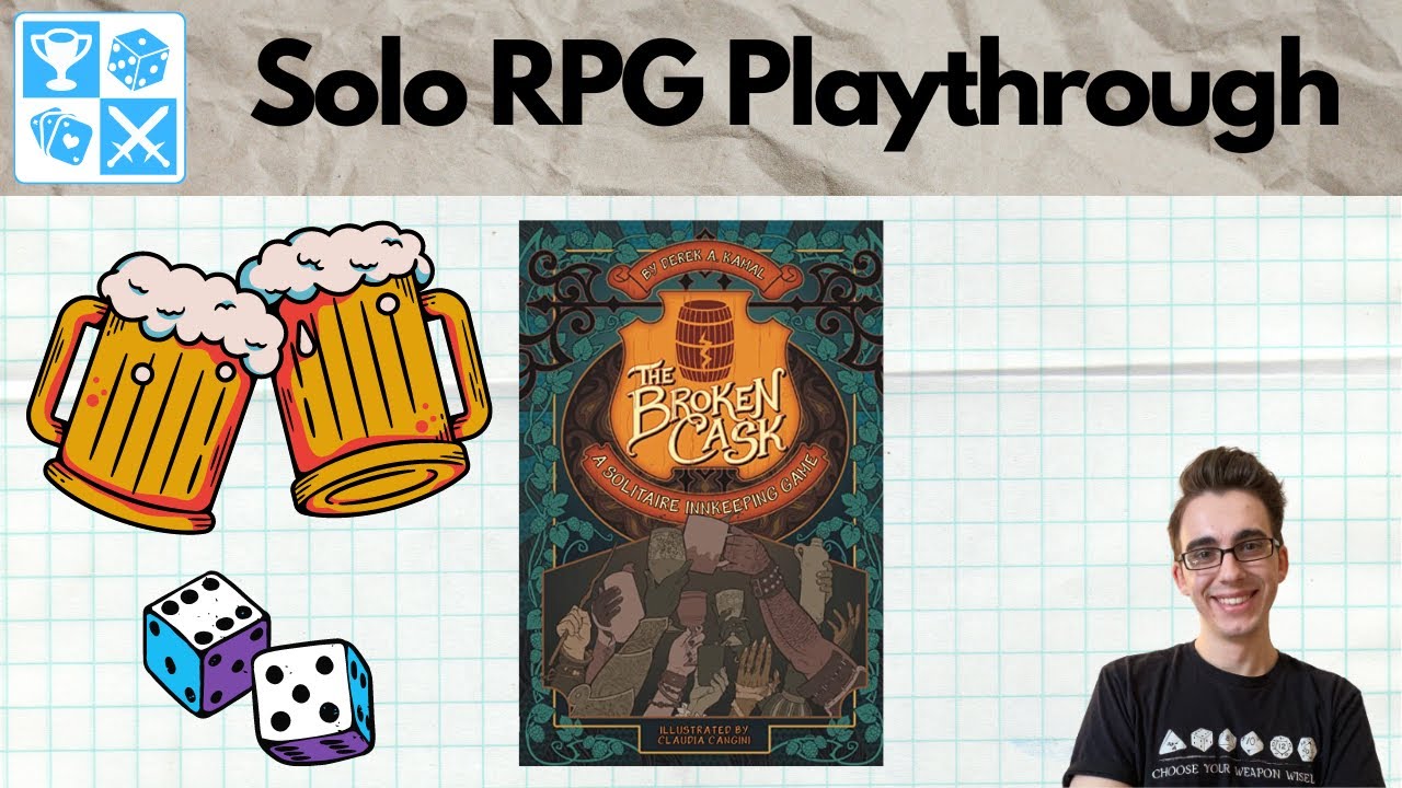 Another day running the tavern! Broken Cask [Solo RPG]