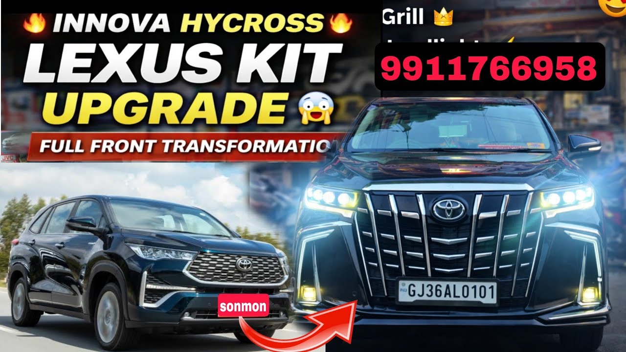 Hycross to Alphard Look Transformation 🔥 Complete Interior & Exterior Upgrade