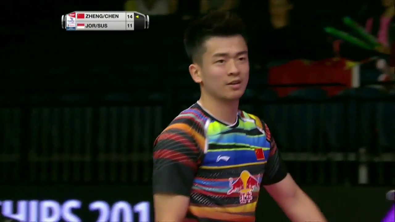 TOTAL BWF World Championships 2017 | Badminton QF M10-XD | Zheng/Chen vs Jor/Sus