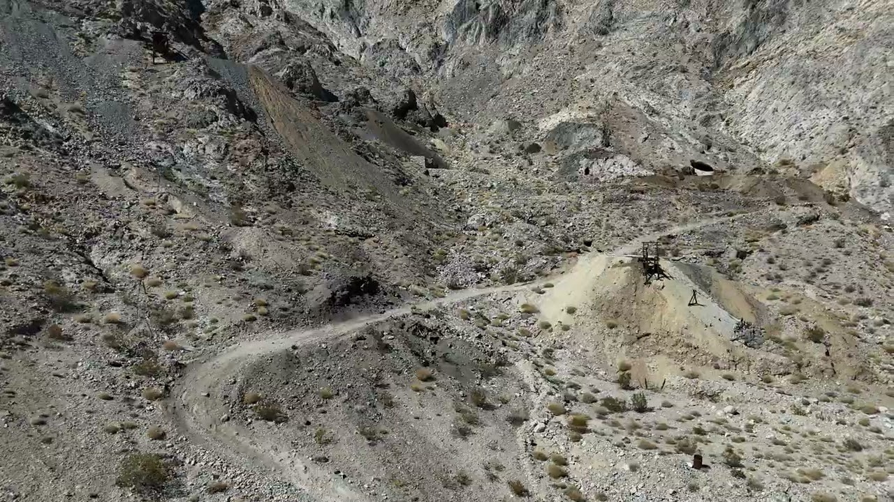 Minietta Mine and Cabin.  Nice Panamint Valley views.