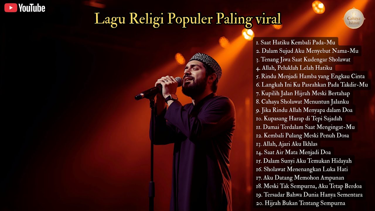 Kumpulan Lagu Religi 🌙 Paling Populer #laguislami enak di dengar, paling merdu #islamicmusic