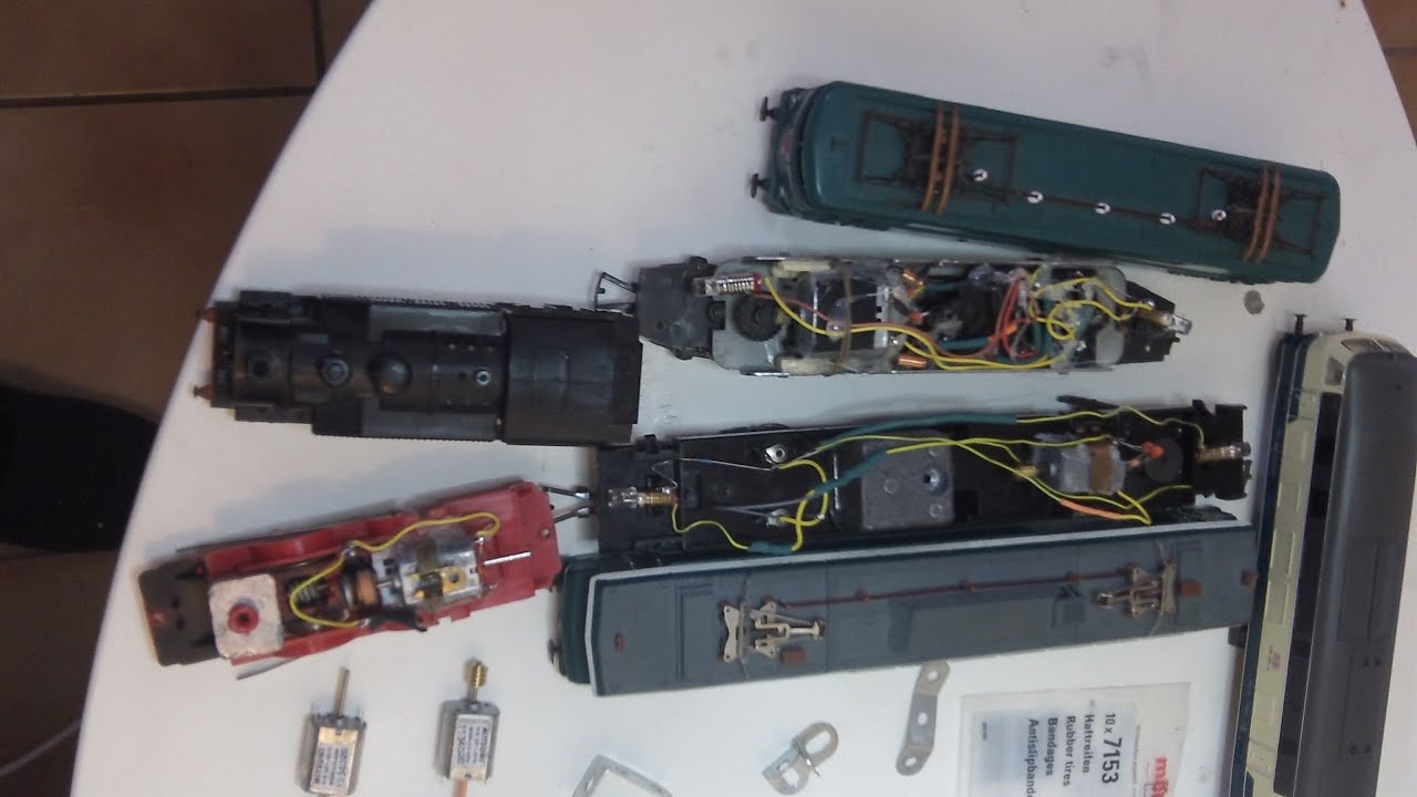 changer moteur locos jouef annee 1960 1970 avec un moteur a moins de 2 euros !!!!
