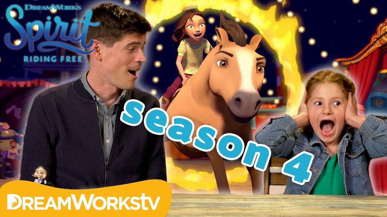 Kids Recap Spirit Riding Free Season 4... to a teacher! | SPIRIT RIDING FREE