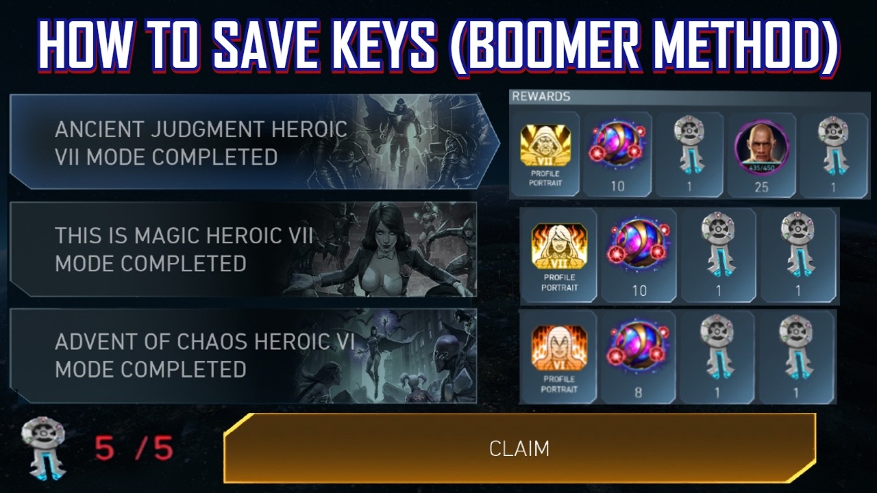 How to Save Keys for The Next Solo Raid Season | Injustice 2 Mobile