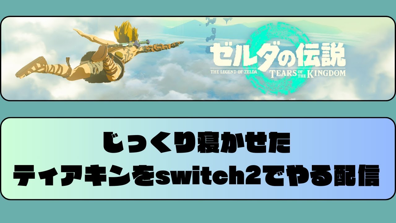 【ゼルダの伝説ティアーズオブキングダム】　初見でティアキンをやる配信 #28