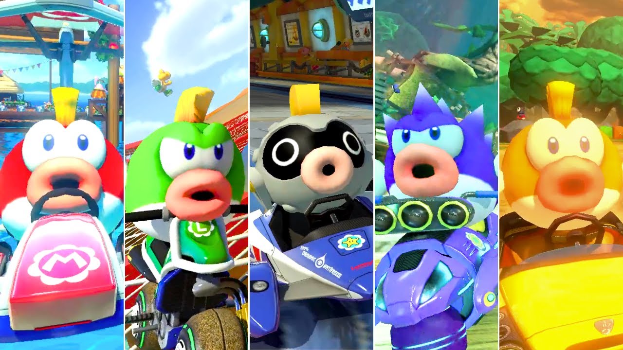 All Cheep Cheep Characters in Mario Kart