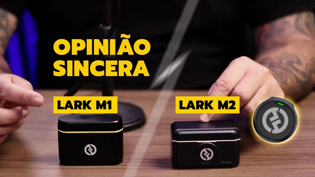 Hollyland Lark M1 VS Lark M2 - Qual Microfone comprar ? Review + Testes