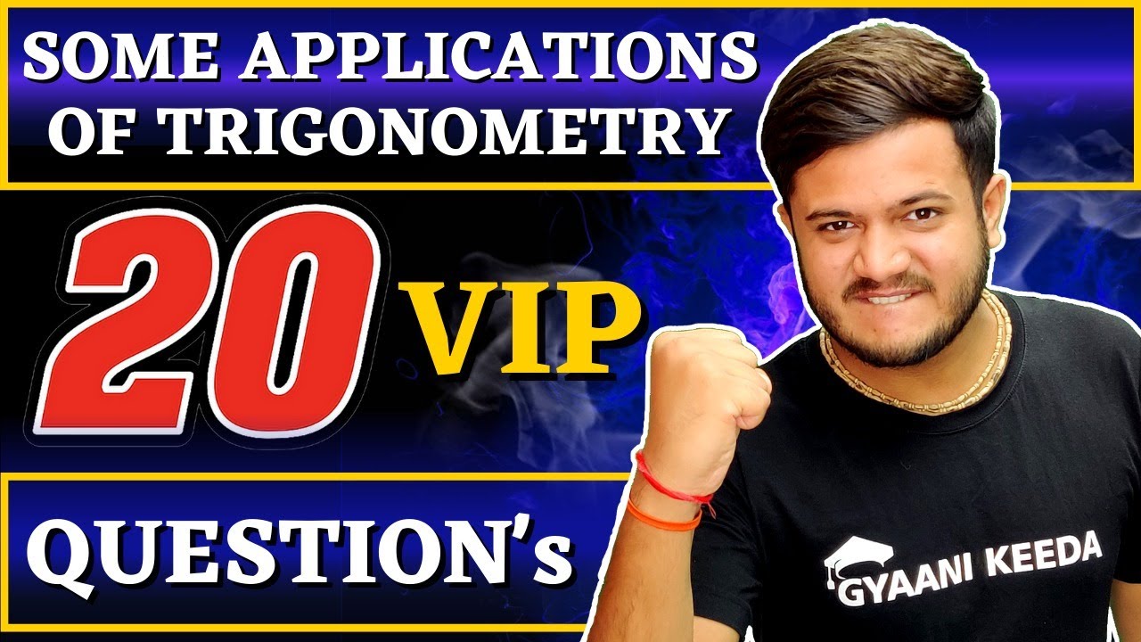 20 Most Important Questions from application of Trigonometry  chapter 9 Class 10 Maths