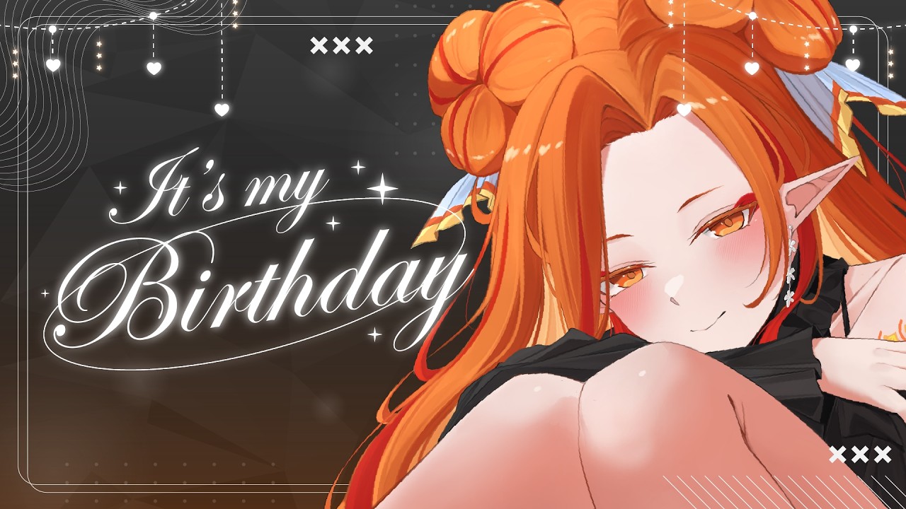 【BIRTHDAY STREAM】Would you celebrate my birthday with me? #VTuberID #Shorts