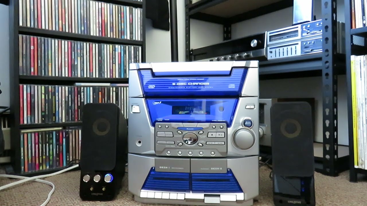 Vintage RCA Digital Audio System R52605 5 CD Changer, Dual Cassette And AM/FM Radio (2002) Serviced