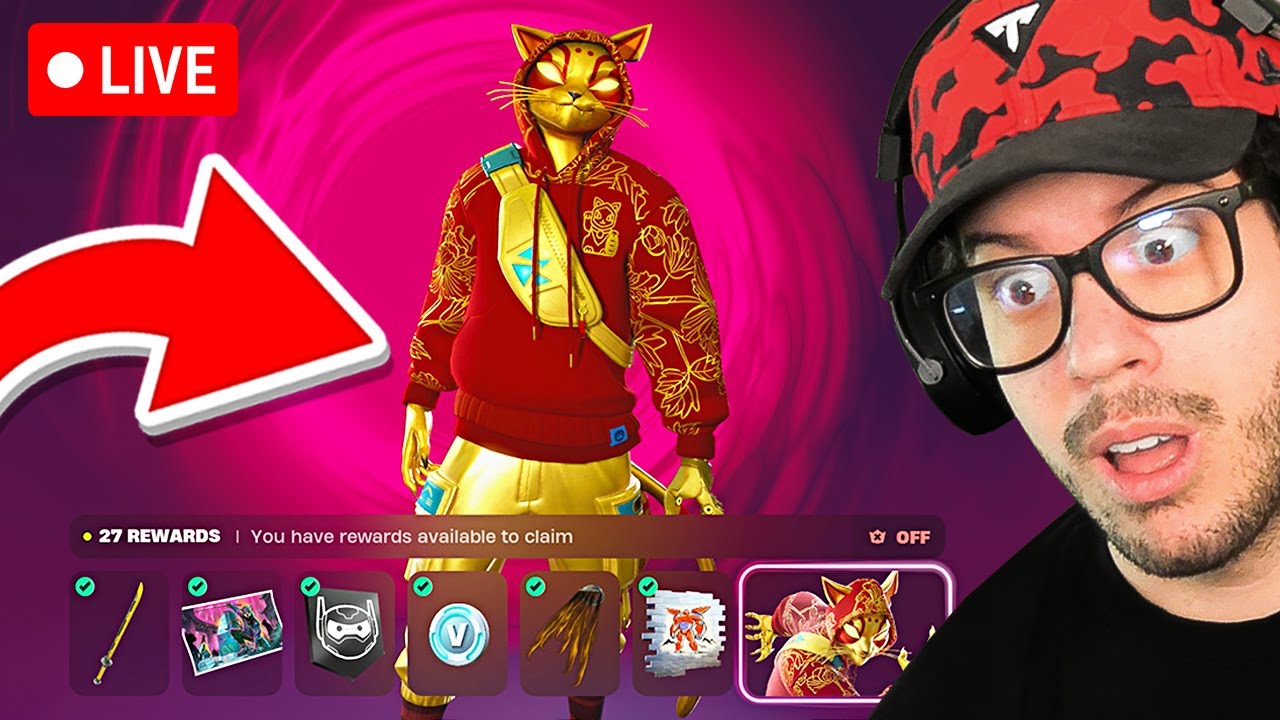 Unlocking GOLD LUCKY CAT in FORTNITE! (Chapter 6)