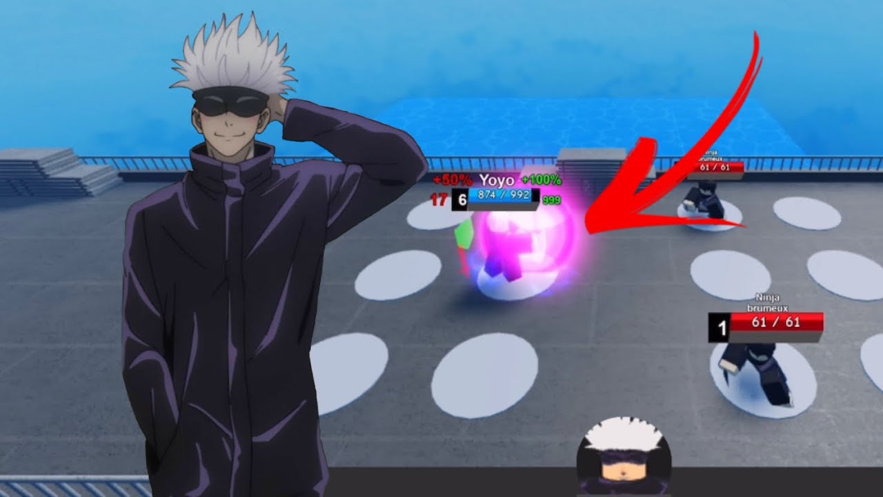 Gojo showcase anime brawl: all out