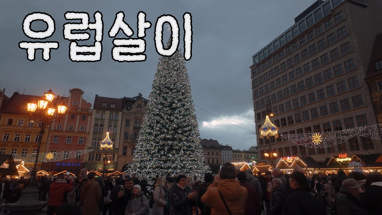 Ep15. 최박이네 Vlog | 🇵🇱유럽살이, 일하고 아이 픽업하고 크리스마스 마켓까지 