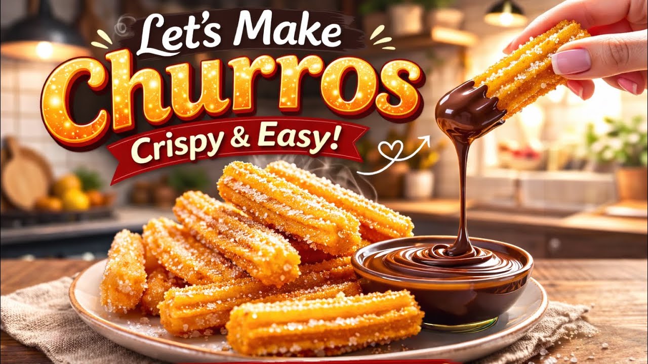How to Make at Home ?? 😍Crispy Easy Churros at Home! So Simple & Delicious 🍫