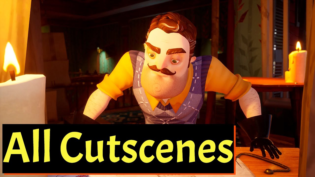 Hello Neighbor 1 - Gameplay - All Cutscenes ( iOS, Android )