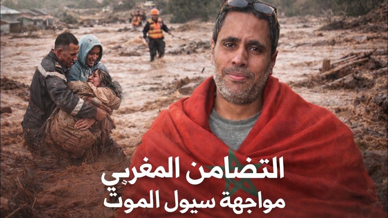 معاً ننهض من الألم، تضامن الشعب المغربي في مواجهة السيول.