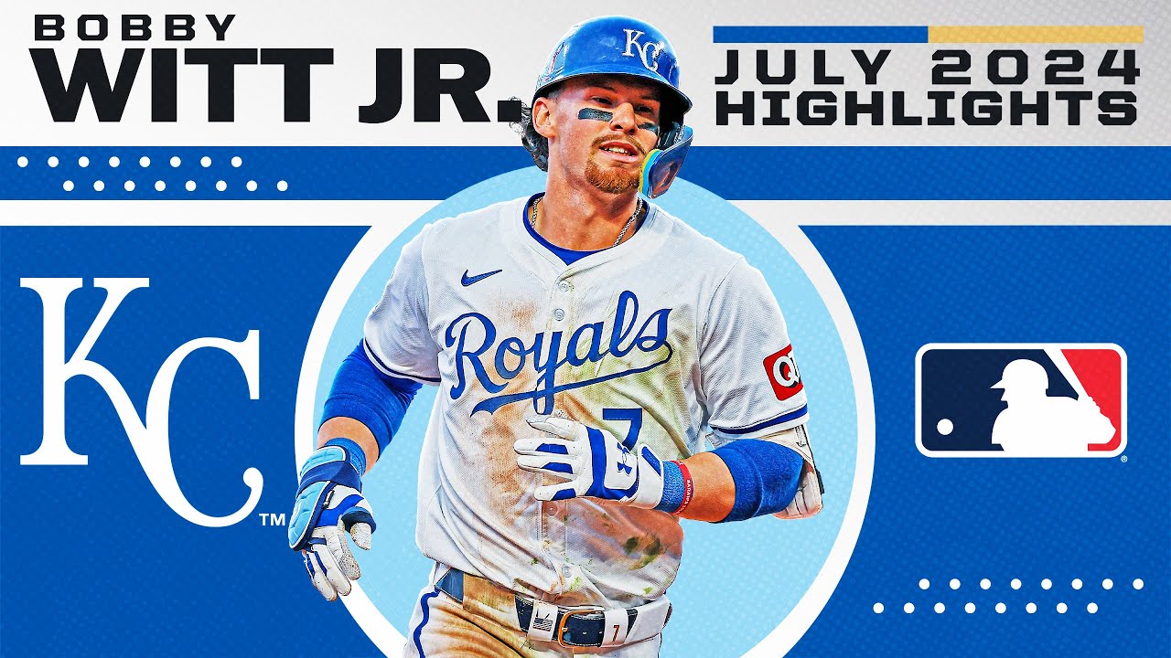 44 HITS IN 23 JULY GAMES (.489 AVG)! Bobby Witt Jr. July 2024 highlights (including Home Run Derby)