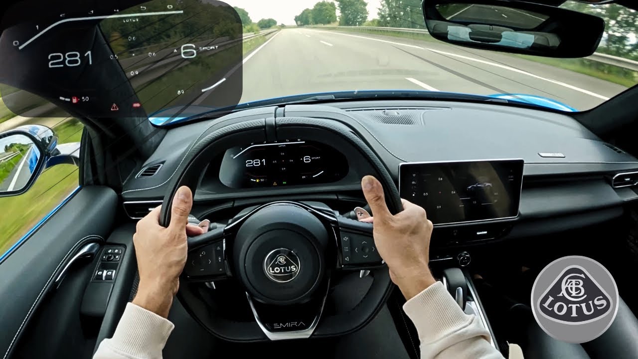 Lotus Emira I4 💨| Autobahn | Launch Control | TOP SPEED |