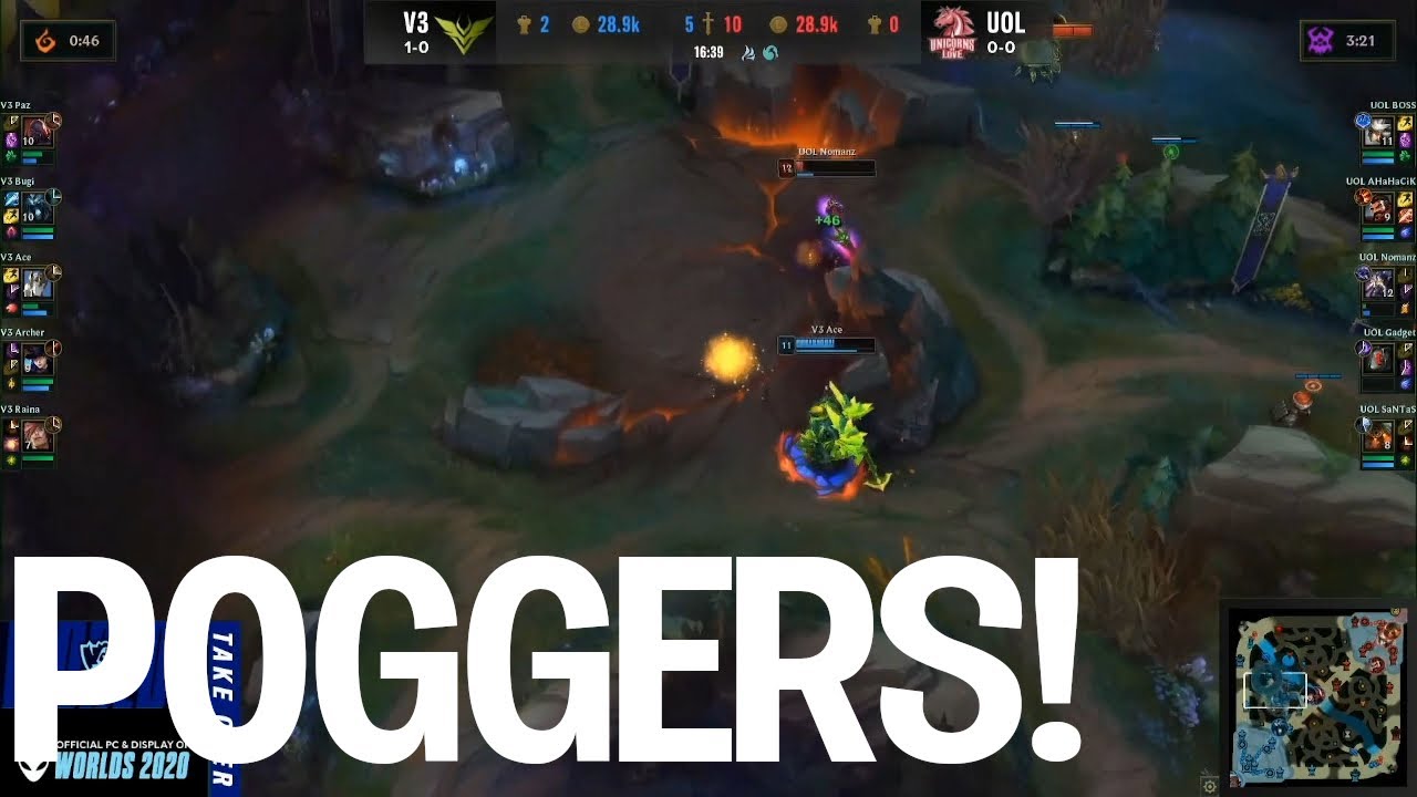 BIGGEST OUTPLAY AT WORLDS 2020! NOMANZ 1V9 WITH KASSADIN! BEST ESCAPE! UOL vs. V3