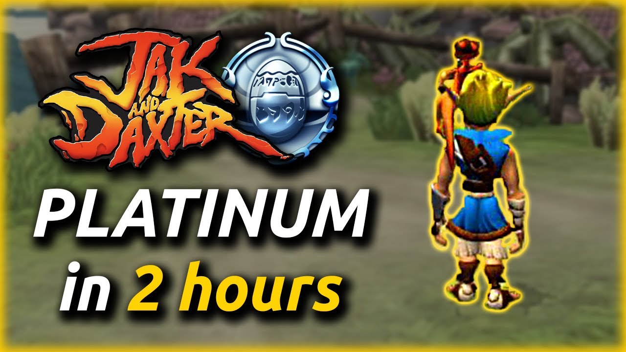 100% Platinum Trophy Speedrun in 1:59:40 - Jak and Daxter: The Precursor Legacy