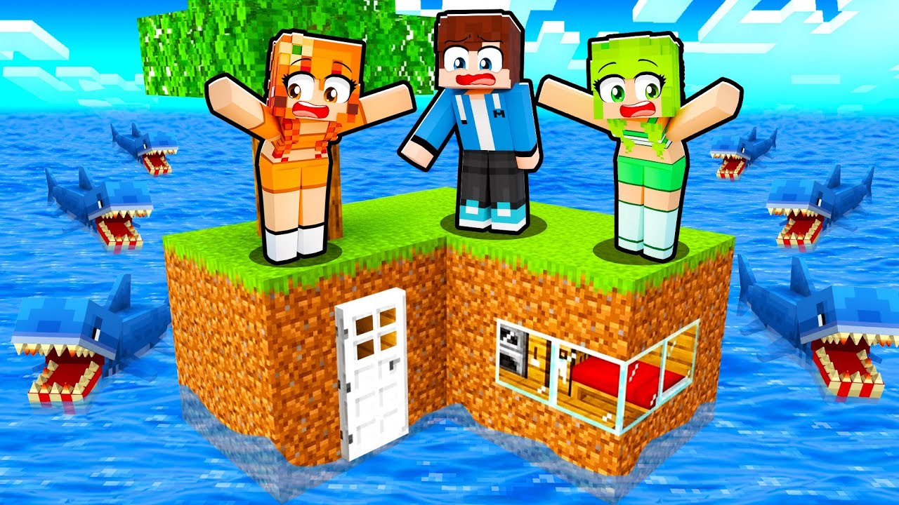 ZOSTAŁEM UWIĘZIONY NA JEDNYM CHUNKU z SZALONYMI FANKAMI... w Minecraft!