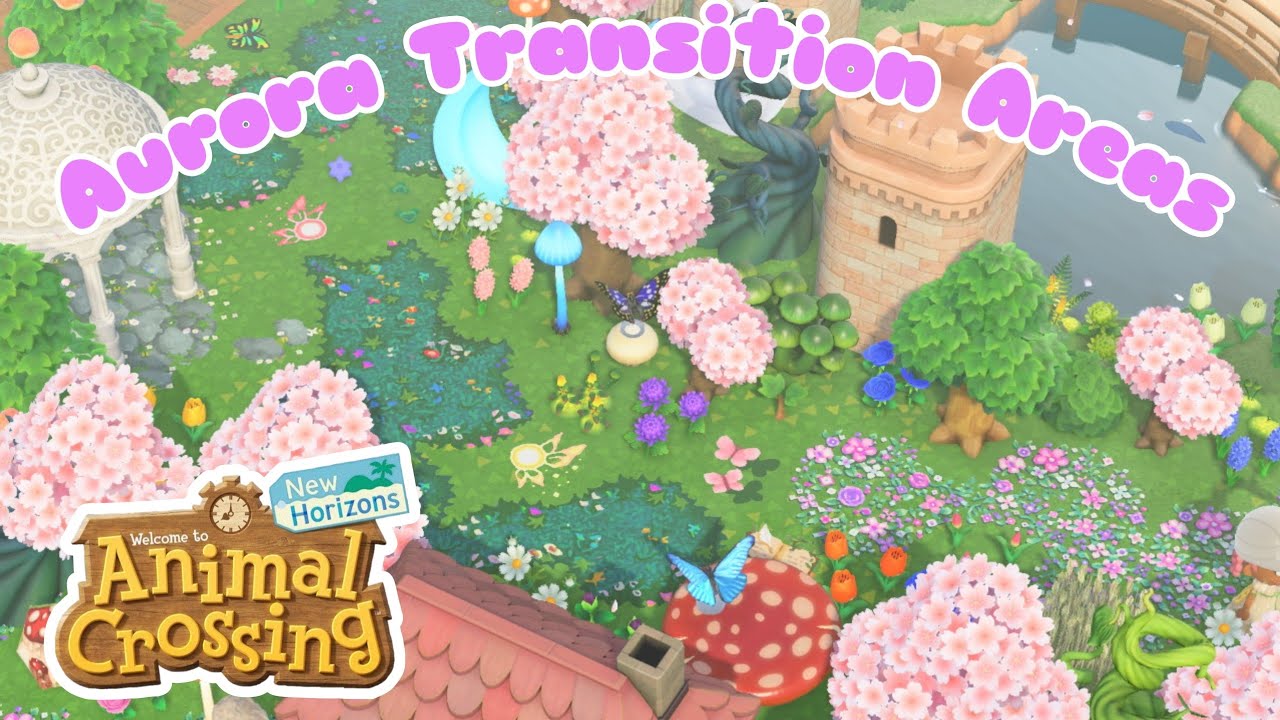Aurora's Small Spaces!! No Terraforming Fairycore Island //Animal Crossing New Horizons//