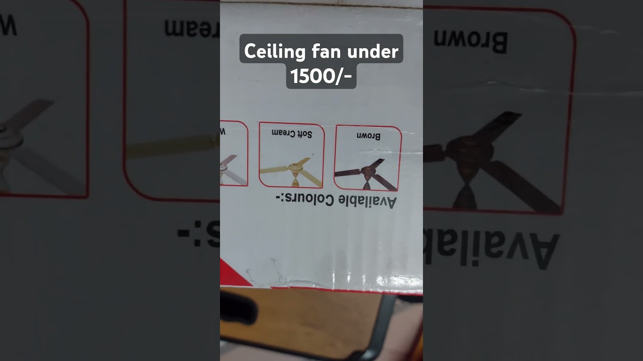 Ceiling fans under 1500/- 