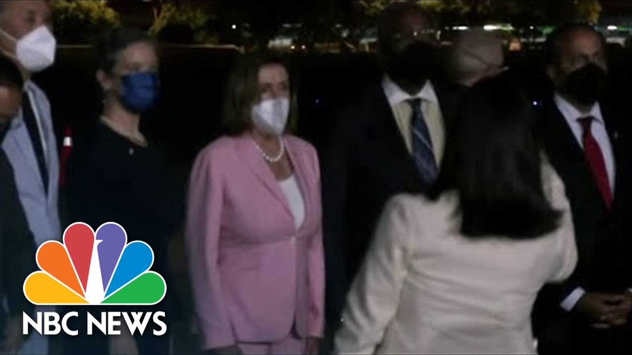 House Speaker Pelosi Arrives In Taiwan Despite Threats From China