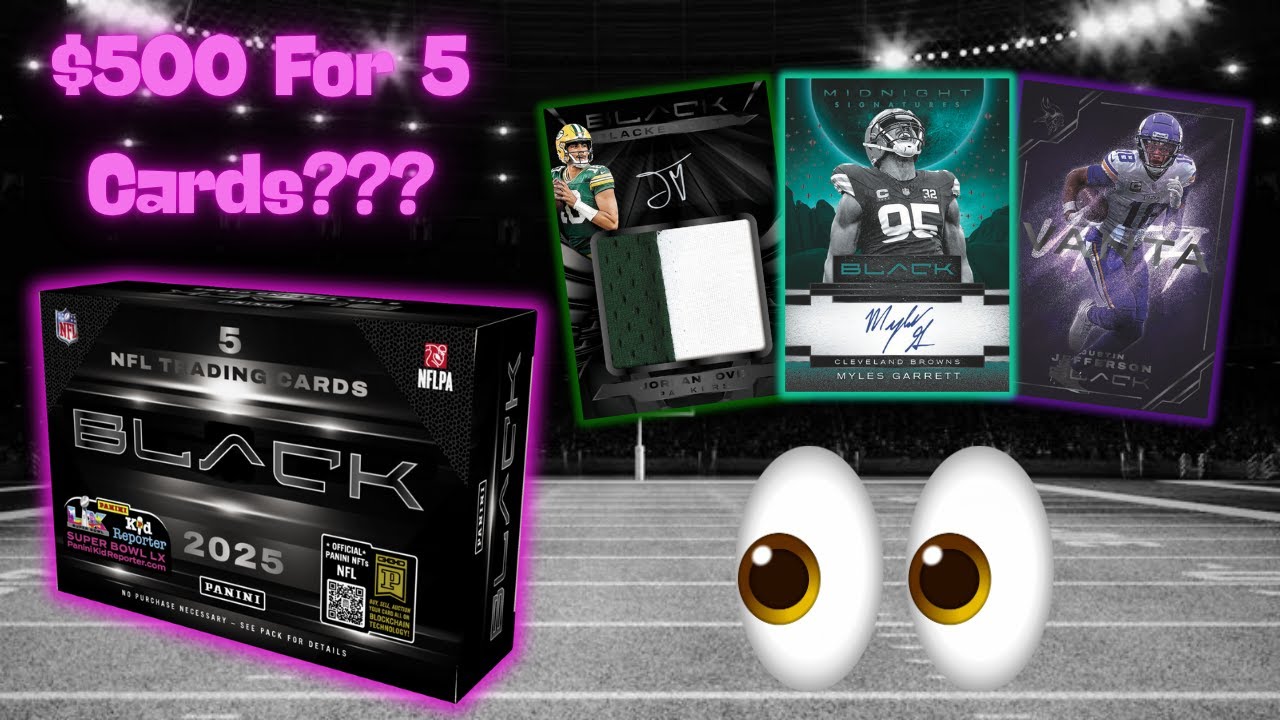 ХИТ НОВИЧКА!!!!!! Открытие коробки-хобби Panini Black Football Hobby Box 2025!