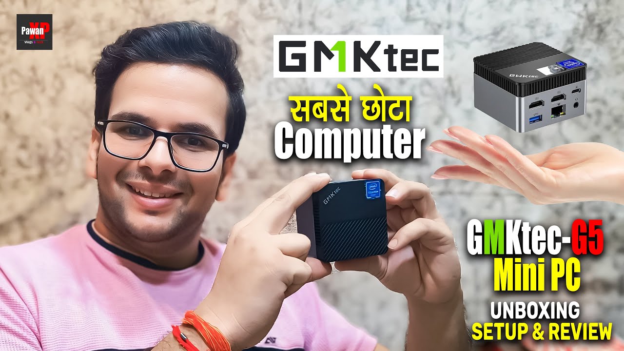 #GMKTec G5 Mini Pc Unboxing Setup & Short Review | PawanXP