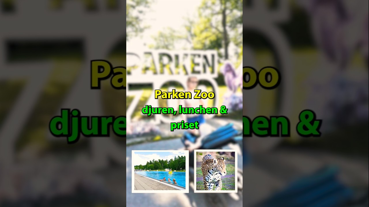 Parken Zoo djuren, lunchen & priset