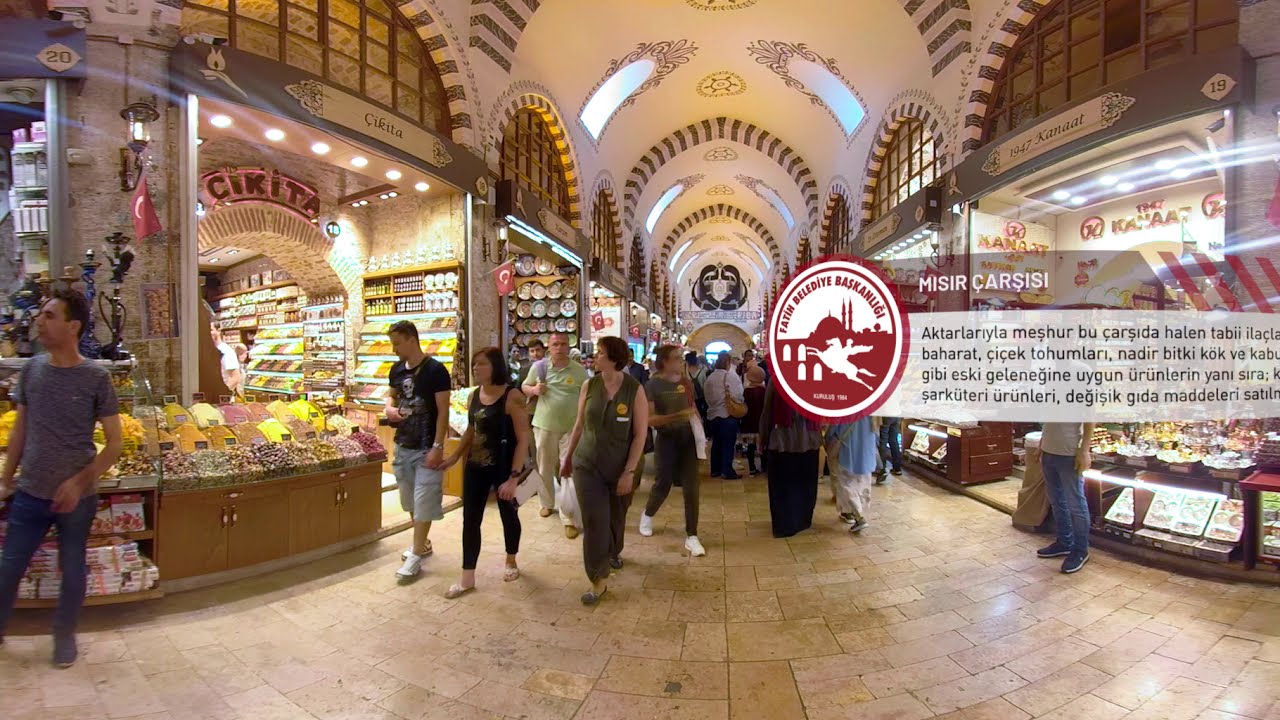 İstanbul Mısır Çarşısı - 360 Derece Video Teknolojisi ile Deneyimle