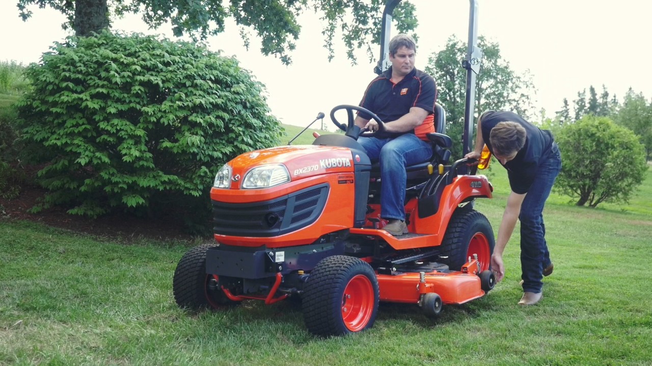 Kubota BX Drive Over Mower Deck