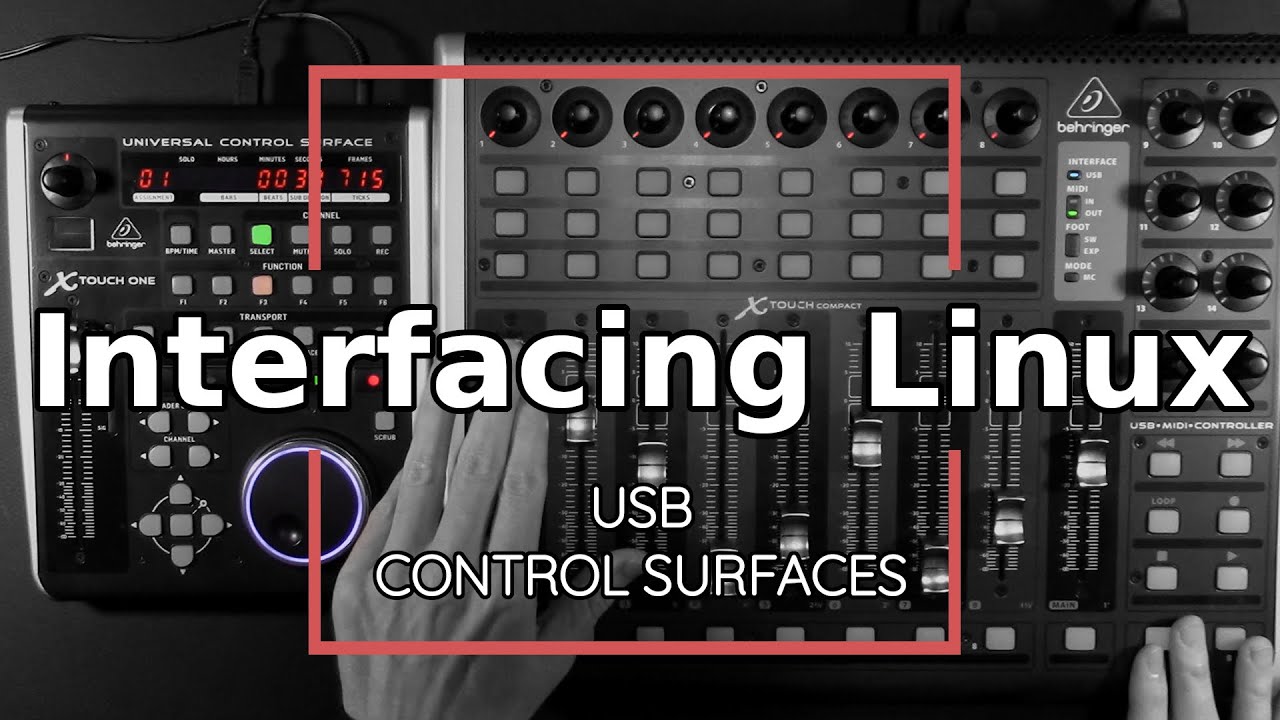 Interfacing Linux: USB MIDI Control Surfaces (Reaper & Ardour)