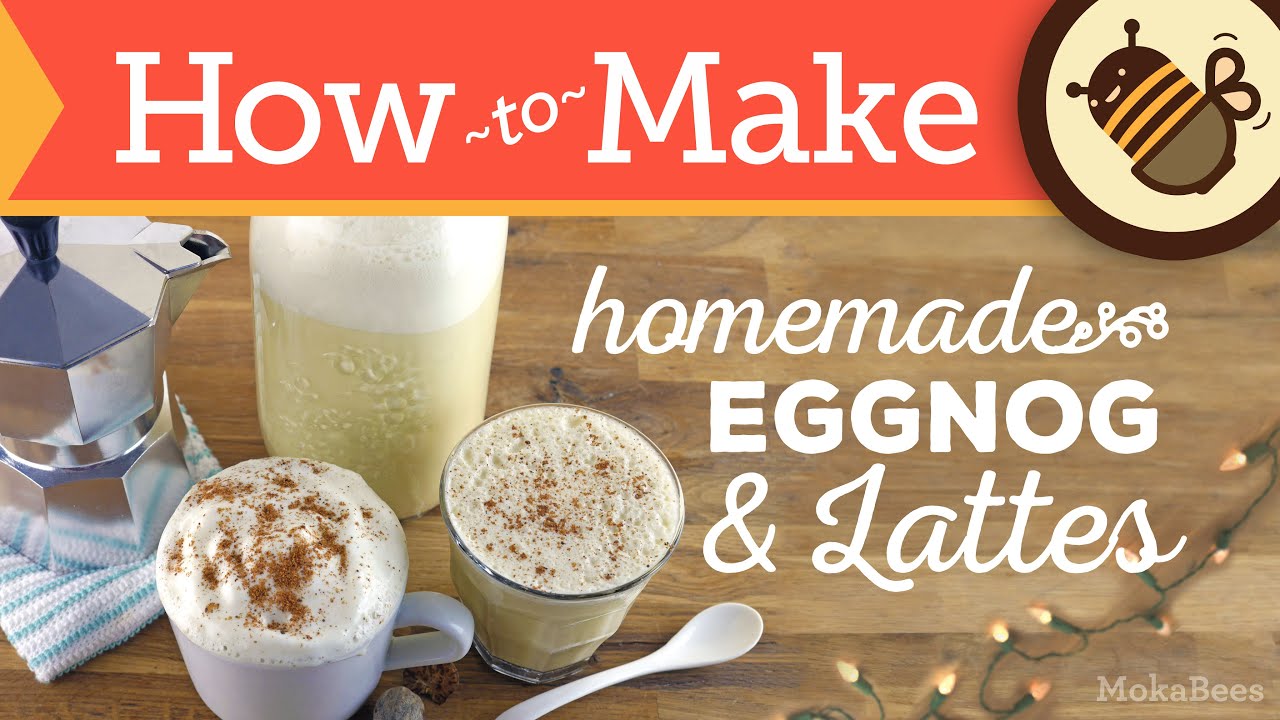 How Make an Eggnog Latte with HOMEMADE Eggnog - Recipe