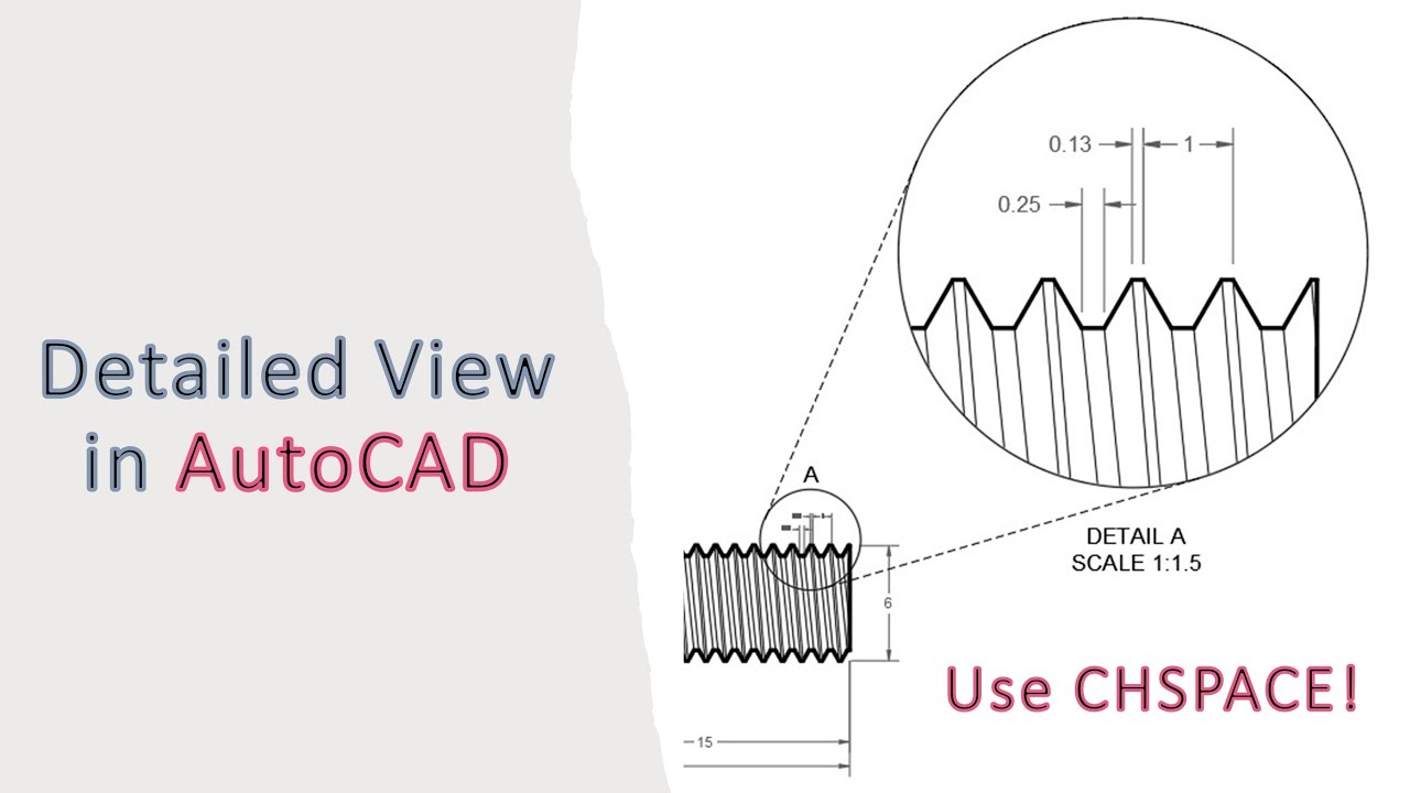 Detailed View in AutoCAD