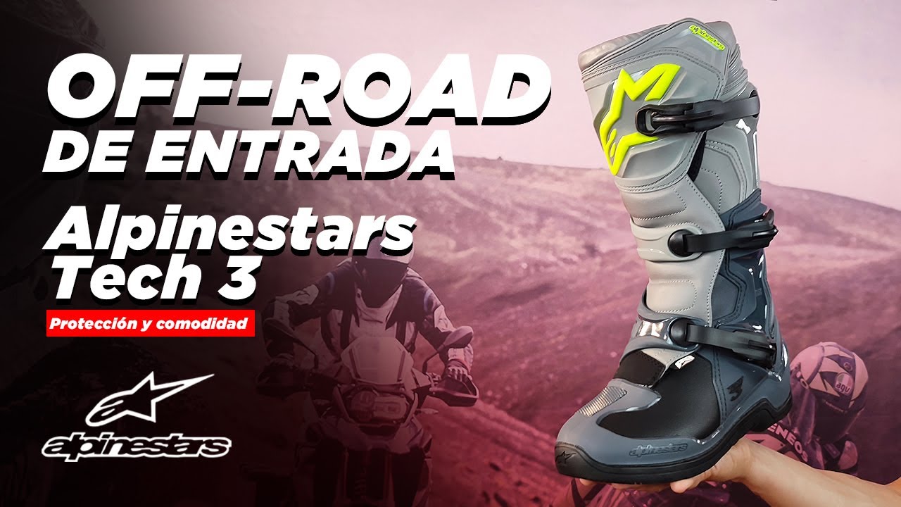 ALPINESTARS TECH 3 Mejor relación precio calidad para esta bota enduro disponible en motomundi.cl