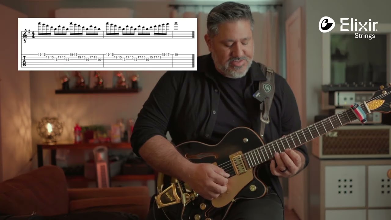 Chris Rocha Electric Guitar Lesson - ‘Viento’ solo lick| ELIXIR Strings