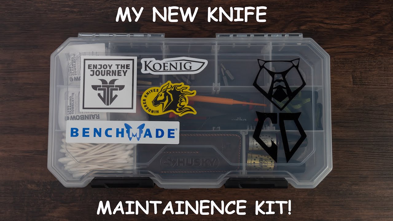 My New Knife Maintenance Kit   4K